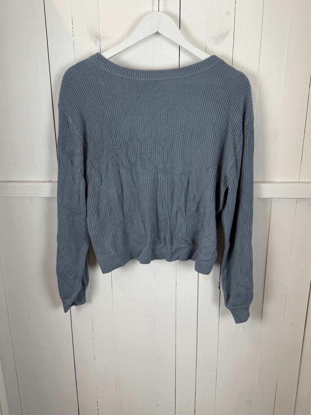 Lululemon Blue Cotton Pullover Sweater Size 6